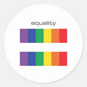 Rainbow Flag Equality Symbol Sticker