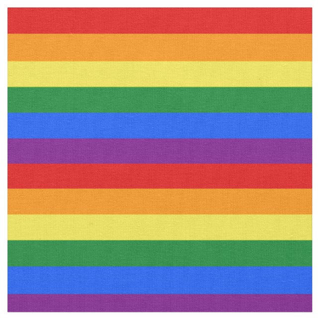 Rainbow Flag Fabric & Pride fashion / LGBT (Close Up)