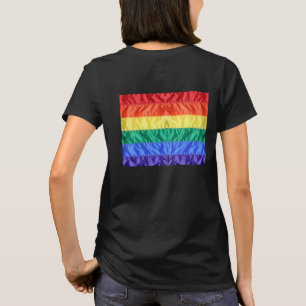 Rainbow Flag Gay Pride LGBTQ LGBT love is love T-Shirt