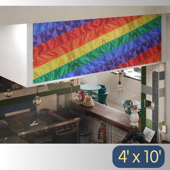 Rainbow flag gay pride rainbow stripes LGBT LGBTQ  Banner (Creator Uploaded)