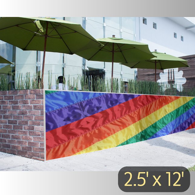 Rainbow flag gay pride rainbow stripes LGBT LGBTQ  Banner (Creator Uploaded)