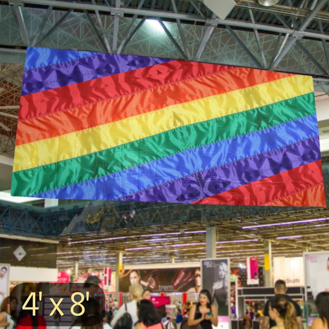 Rainbow flag gay pride rainbow stripes LGBT LGBTQ  Banner (Creator Uploaded)