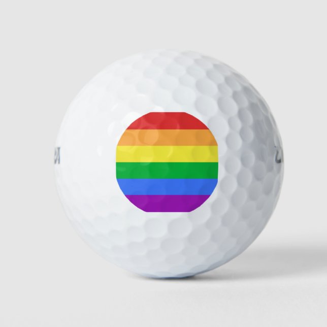 Rainbow Flag Golf Balls (Front)