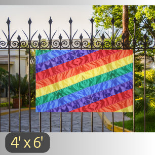 Rainbow flag LGBT gay pride rainbow stripes LGBTQ Banner