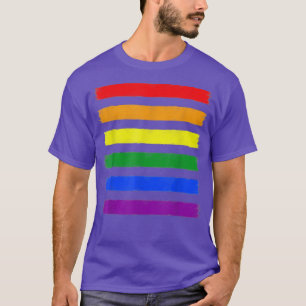 Rainbow Flag LGBTQ Gay Pride LGBT Equality Queer T-Shirt
