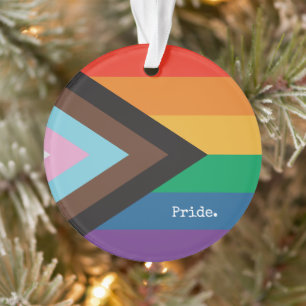 Rainbow Flag - LGBTQIA - Personalise - Ornament