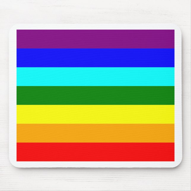 Rainbow Flag Mouse Pad (Front)