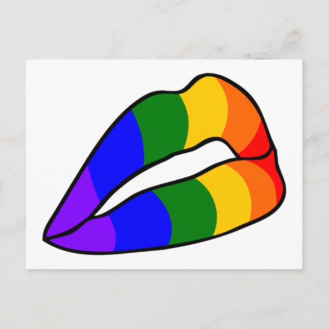 RAINBOW FLAG POSTCARD (Front)
