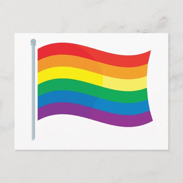 Rainbow Flag Postcard (Front)