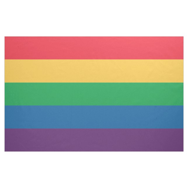 Rainbow Flag Pride Fabric Yard (Yard)