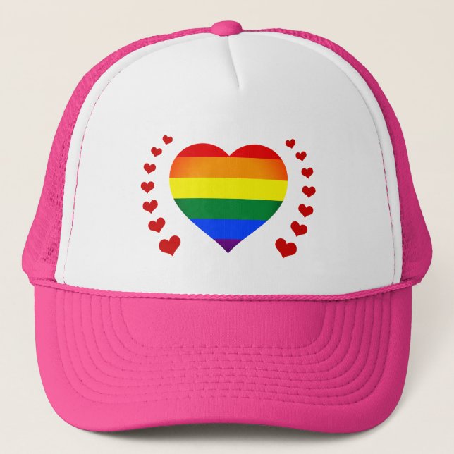 Rainbow Flag & Pride fashion hats / LGBT community (Front)