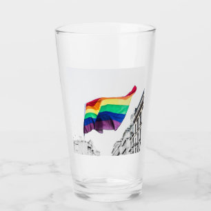 Rainbow Flag Pride Glass