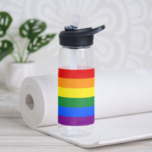 Rainbow Flag & Pride, LGBT Rainbow, community Water Bottle