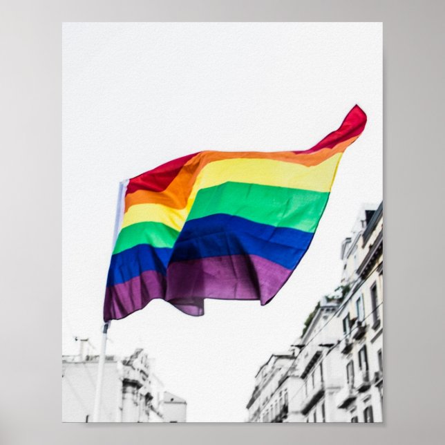 Rainbow Flag Pride Poster (Front)