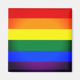 Rainbow Flag & Pride Rainbow / LGBT community Magn Magnet