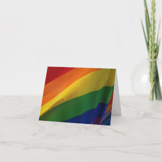 Rainbow Flag, Pride Thank You Card