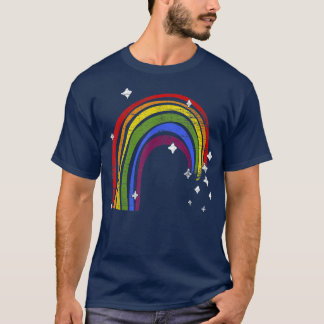 Rainbow Flag Rainbow Gay Pride Month Queer LGBTQ T T-Shirt