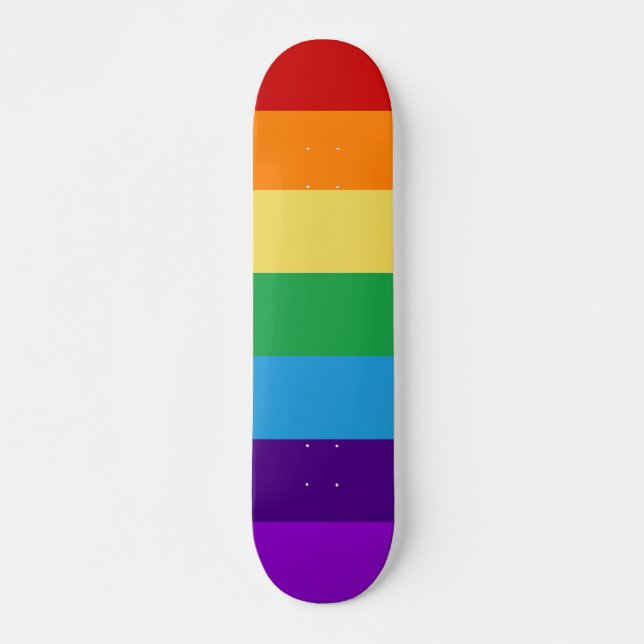 Rainbow flag skateboard (Front)