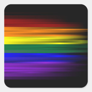 Rainbow Flag Sticker Sheet (Square)