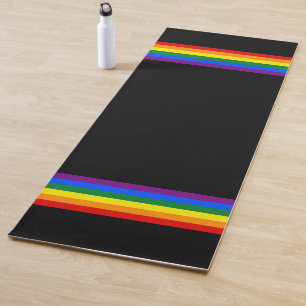 RAINBOW FLAG - STRIPES - LGBT colours Yoga Mat
