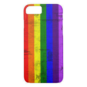 Rainbow flag vintage Case-Mate iPhone case