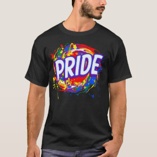 Rainbow Flag With Smile LGBT & LGBTQ Premium T-Shirt