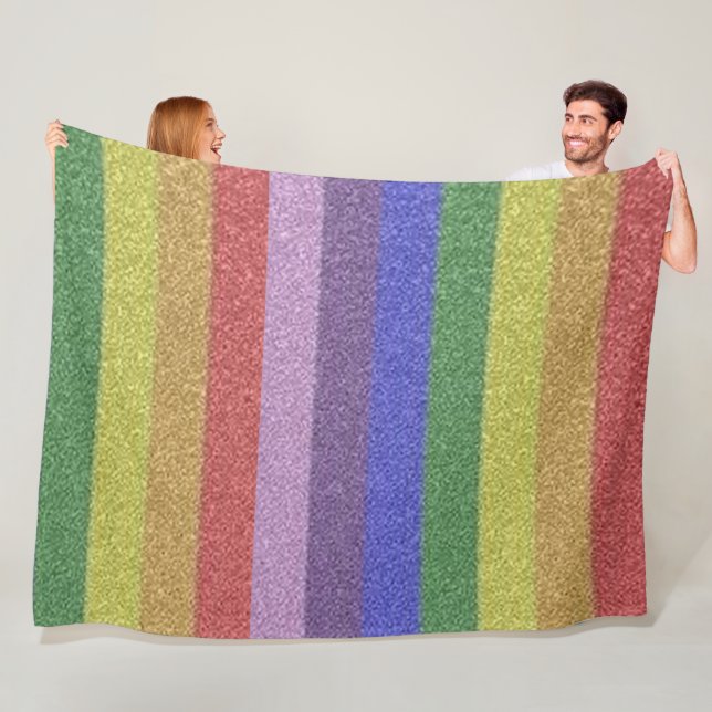 RAINBOW FLEECE BLANKET (In Situ)
