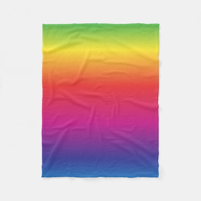 Rainbow Fleece Blanket (Front)