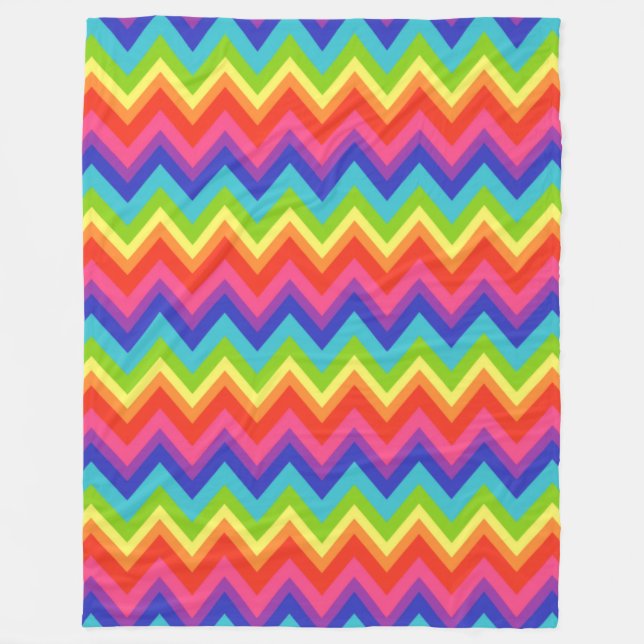 Rainbow Fleece Blanket Gift (Front)