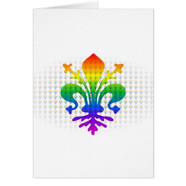Rainbow Fleur-de-lis (Front)