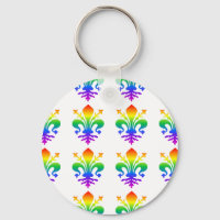 Rainbow Fleur-de-lis