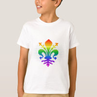 Rainbow Fleur-de-lis