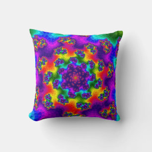 Rainbow Floral Sprinkles Cushion
