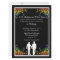 Rainbow Flourishes Gay Wedding Invitations