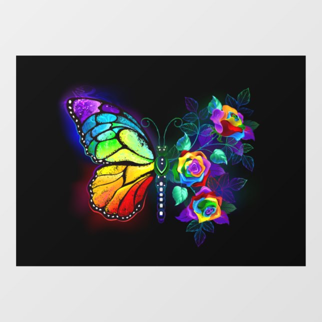 Rainbow flower butterfly (Sheet)