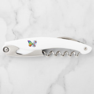Rainbow flower butterfly corkscrew