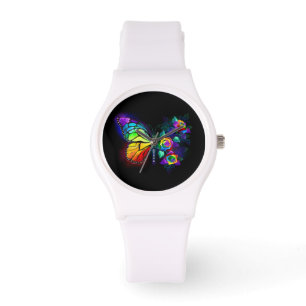 Rainbow flower butterfly watch