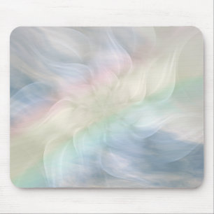 Rainbow Flower Mandala Mouse Pad