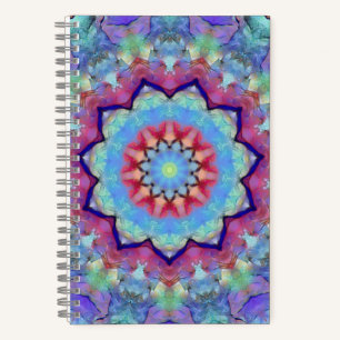 Rainbow Flower Mandala Soft Cover Notebook
