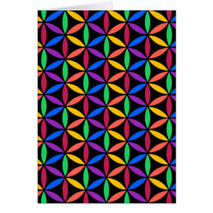 Rainbow Flower of Life Pattern