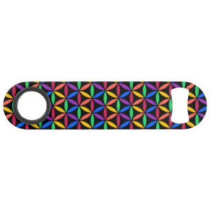 Rainbow Flower of Life Pattern