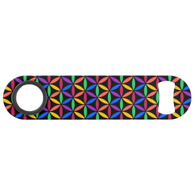 Rainbow Flower of Life Pattern (Front (Horizontal))