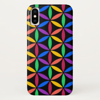 Rainbow Flower of Life Pattern Case-Mate iPhone Case