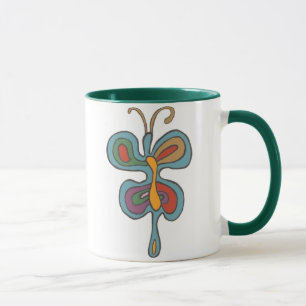 Rainbow Flutterfly Mug