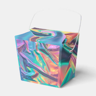 Rainbow Foil Look Favour Box