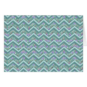 Rainbow Foil ZigZag Pattern