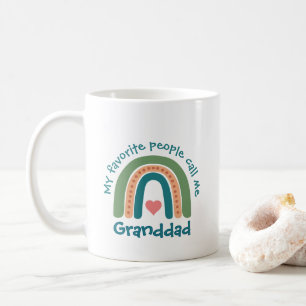 Rainbow For Grandad From Children Coffee Mug