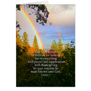 Rainbow Forest Christian Scripture Bible Verse