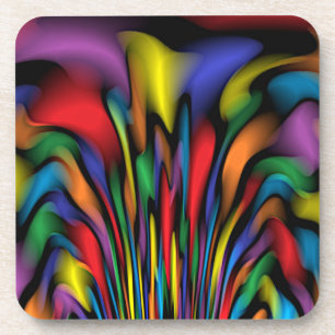 Rainbow Fountain Coasters