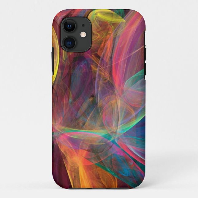 Rainbow Fractal Art Case-Mate iPhone Case (Back)